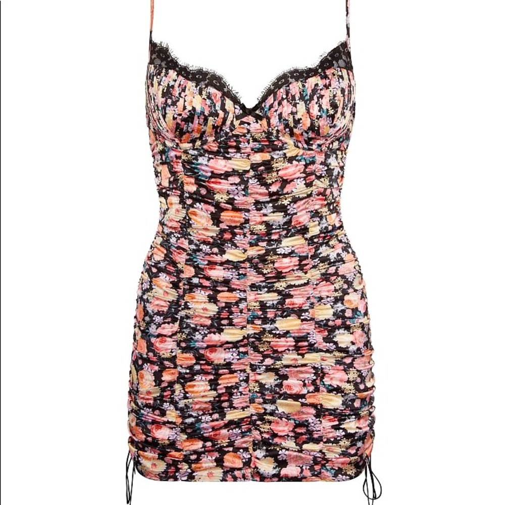For Love and Lemons Gardenia Mini Dress
